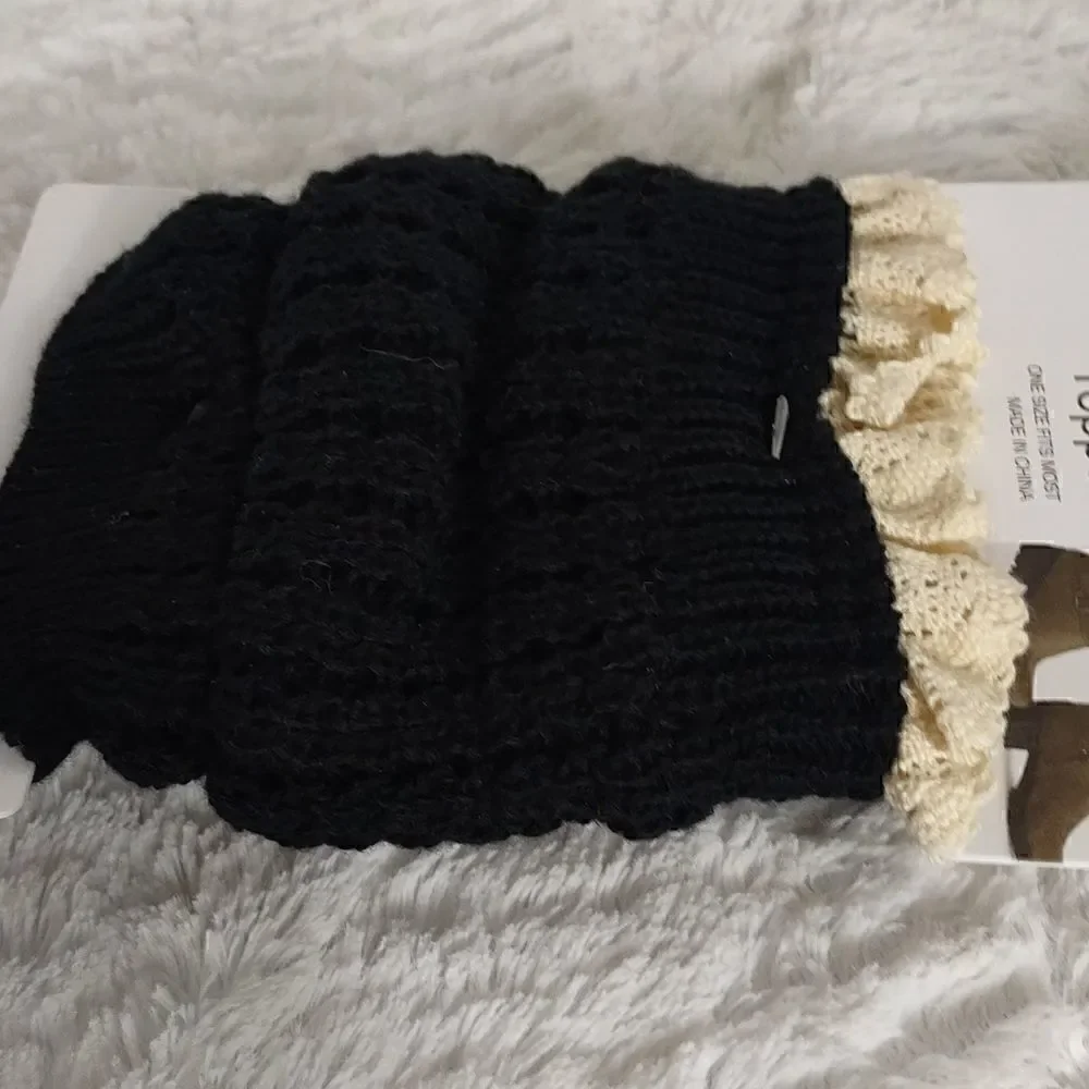 Sonoma Knit & Lace Boot Topper